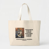 Rudyard Kipling Sterkte van de Pack Wolf Quote Grote Tote Bag (Voorkant)