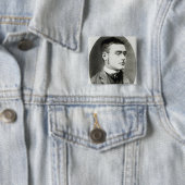 Rudyard Kipling Vierkante Button 5,1 Cm (In situ)