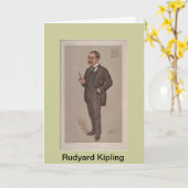 Rudyard Kipling-Wenskaart Kaart (Gele Bloem)