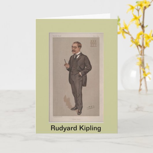 Rudyard Kipling-Wenskaart Kaart (Gele Bloem)