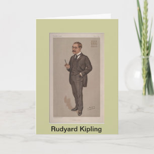 Rudyard Kipling Wenskaart Kaart