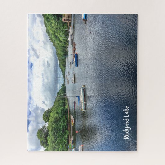 Rudyard Lake Staffordshire UK Scenic View Legpuzzel (Verticaal)