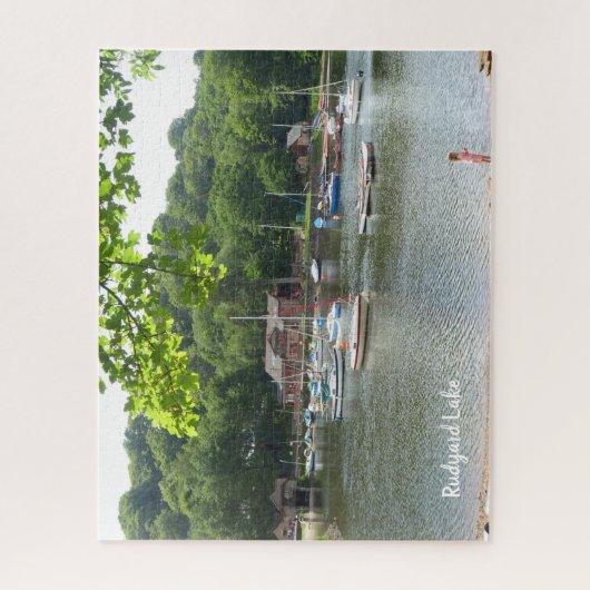Rudyard Lake Staffordshire UK Schilderachtig Uitzi Legpuzzel (Verticaal)