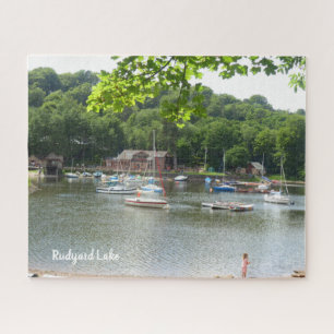 Rudyard Lake Staffordshire UK Schilderachtig Uitzi Legpuzzel