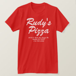 RUDY'S PIZZA ANAHEIM CALIFORNIA T-SHIRT