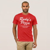 RUDY'S PIZZA ANAHEIM CALIFORNIA T-SHIRT (Voorkant volledig)