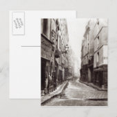 Rue Aumaire uit de Rue Volta, Parijs, 1858-78 Briefkaart (Voorkant / Achterkant)