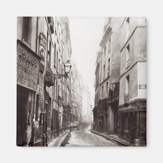 Rue Aumaire uit de Rue Volta, Parijs, 1858-78 Magneet (Voorkant)
