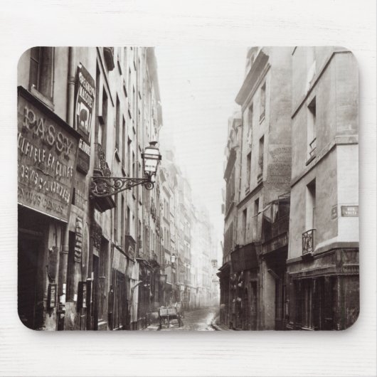 Rue Aumaire uit de Rue Volta, Parijs, 1858-78 Muismat (Voorkant)