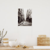 Rue Aumaire uit de Rue Volta, Parijs, 1858-78 Poster (Keuken)