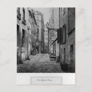 Rue Basse des Ursins, Parijs, 1858-78 Briefkaart