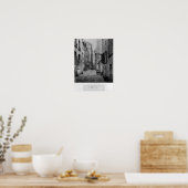 Rue Basse des Ursins, Parijs, 1858-78 Poster (Keuken)