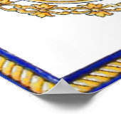 Rue Chartres Tegel Mural New Orleans Poster (Hoek)