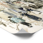 Rue Damiette, Rouen (ca. 1884) van Camille Pissarr Poster (Hoek)