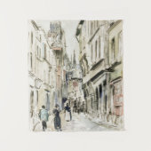 Rue Damiette, Rouen (ca. 1884) van Camille Pissarr Wandkleed (Voorkant)