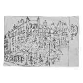 Rue de Conde | Jardin du Luxembourg, Parijs Kussensloop (Achterkant-Links)