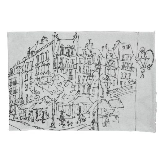 Rue de Conde | Jardin du Luxembourg, Parijs Kussensloop (Voorkant-Links)
