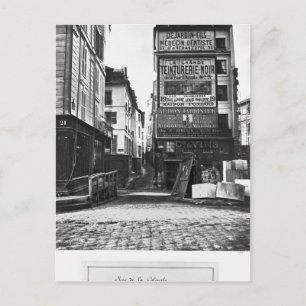 Rue de la Colombe, Parijs, 1858-78 Briefkaart