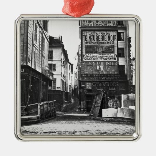 Rue de la Colombe, Parijs, 1858-78 Metalen Ornament (Voorkant)