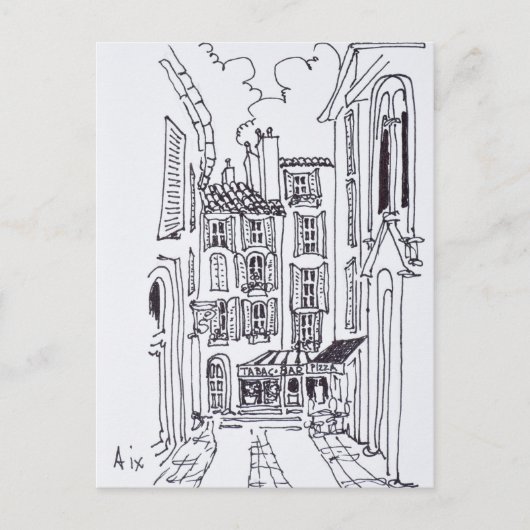 Rue de la Masse | Aix en Provence, Frankrijk Briefkaart (Voorkant)