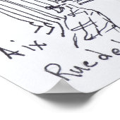 Rue de la Masse | Aix en Provence, Frankrijk Poster (Hoek)