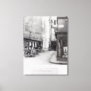 Rue de la Montagne Sainte-Genevieve Canvas Afdruk