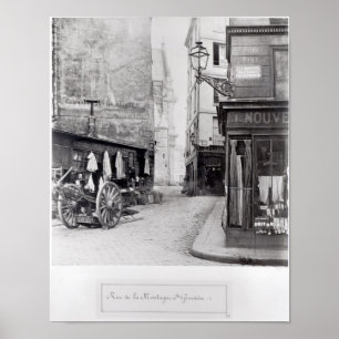 Rue de la Montagne Sainte-Genevieve Poster