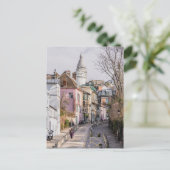 Rue de l'Abreuvoir, Parijs, Frankrijk Briefkaart (Staand voorkant)