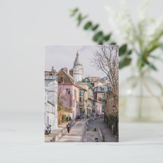 Rue de l'Abreuvoir, Parijs, Frankrijk Briefkaart (Staand voorkant)