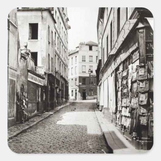 Rue de l'Arbalete Vierkante Sticker (Voorkant)