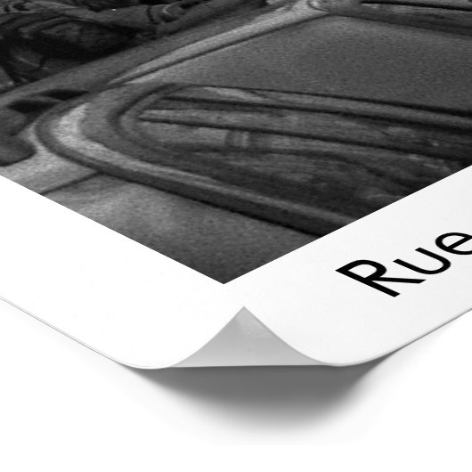 Rue de Paris - G Shepard Poster (Hoek)