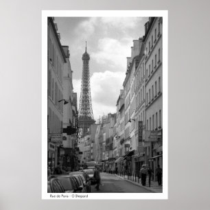 Rue de Paris - G Shepard Poster