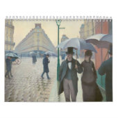 Rue de Paris Temps de Pluie door Gustave Caillebot Kalender (Hoes)