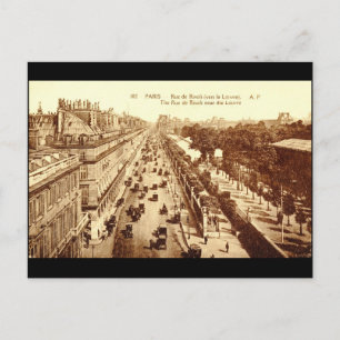 Rue de Rivoli, Parijs 1910  Briefkaart