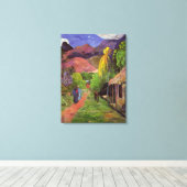 'Rue de Tahiti' - Paul Gauguin Canvas Afdruk (Insitu (Houten vloer))