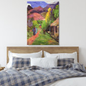 'Rue de Tahiti' - Paul Gauguin Canvas Afdruk (Insitu (Slaapkamer))