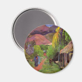 'Rue de Tahiti' - Paul Gauguin Magnet (Voorkant / Achterkant)