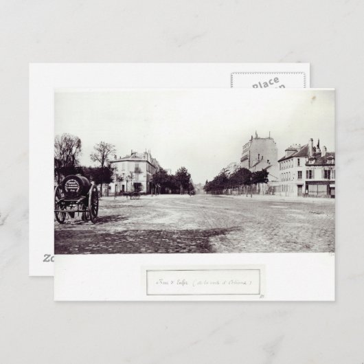 Rue d'Enfer van de weg naar Orleans Briefkaart (Voorkant / Achterkant)