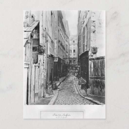 Rue des Anglais Briefkaart (Voorkant)