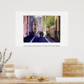 Rue des Orphelins, Straatsburg (Frankrijk) Poster (Keuken)