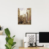 Rue des Pretes, St. Germain L'Auxerrois, Parijs Poster (Thuiskantoor)