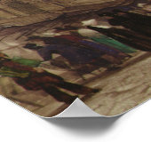 Rue des Pretes, St. Germain L'Auxerrois, Parijs Poster (Hoek)