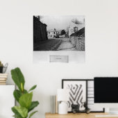 Rue des Saules, Paris, 1858-78 Poster (Thuiskantoor)