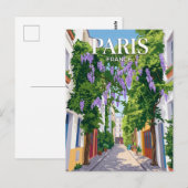 Rue des Thermopyles Frankrijk Briefkaart (Voorkant / Achterkant)