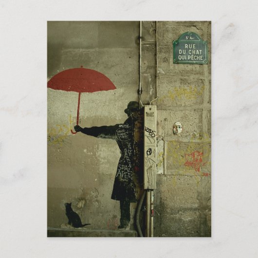 Rue du chat qui peche briefkaart (Voorkant)