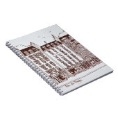 Rue du Dragon, Saint-Germain-des-Pres, Parijs Notitieboek (Rechterzijde)