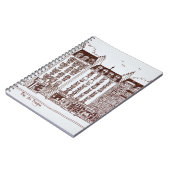 Rue du Dragon, Saint-Germain-des-Pres, Parijs Notitieboek (Linkerzijde)