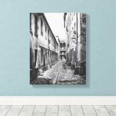 Rue du Fer-a-Moulin, Parijs, 1858-78 Canvas Afdruk (Insitu (Houten vloer))