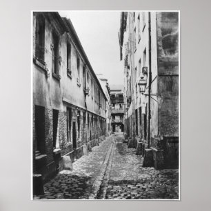 Rue du Fer-a-Moulin, Parijs, 1858-78 Poster