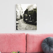 Rue du Jardinet en de cul-de-sac Canvas Afdruk (Insitu (Woonkamer))